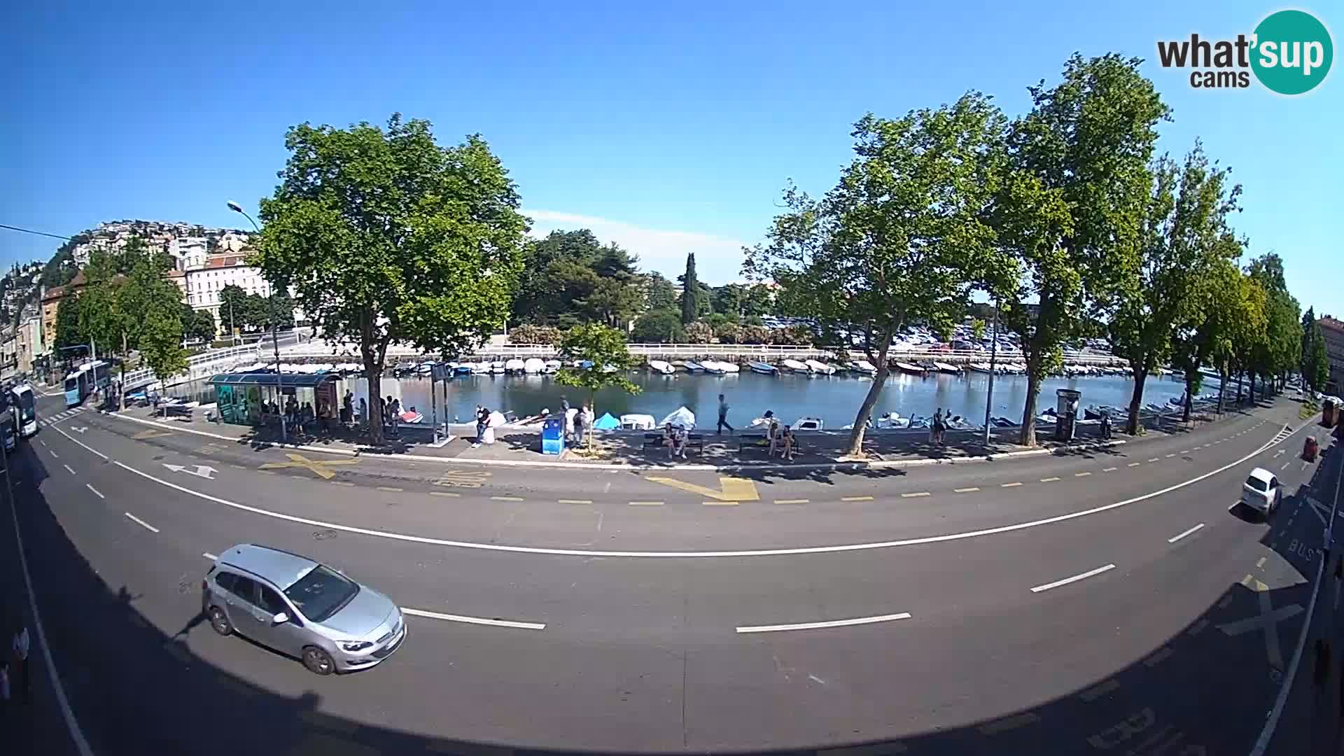 Rijeka – Der Blick auf Trsat und Sušak