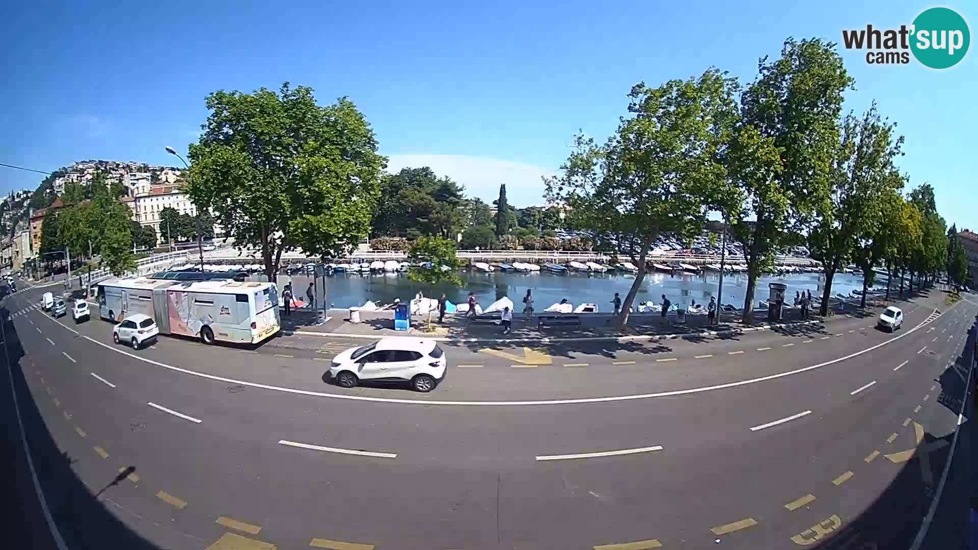 Rijeka –  pogled na Trsat i Sušak