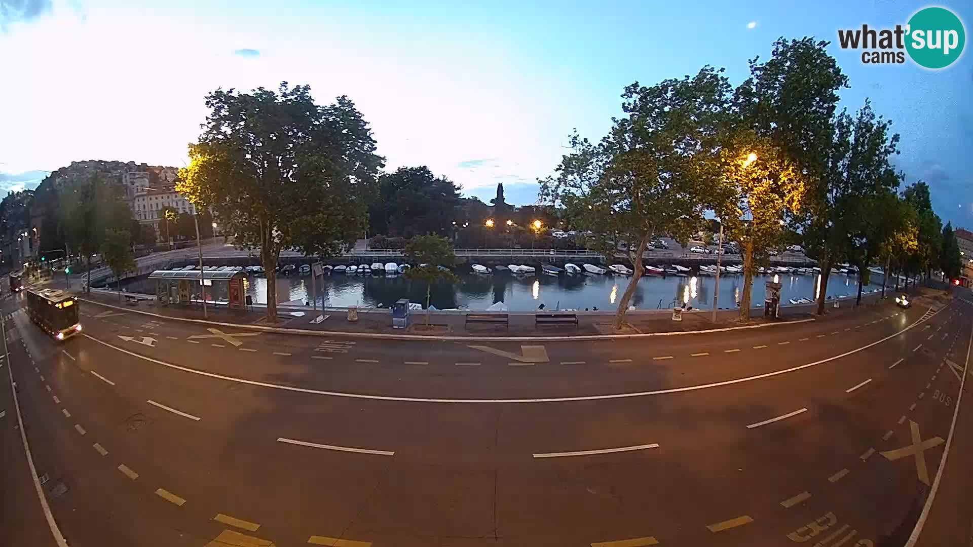 Rijeka – Der Blick auf Trsat und Sušak