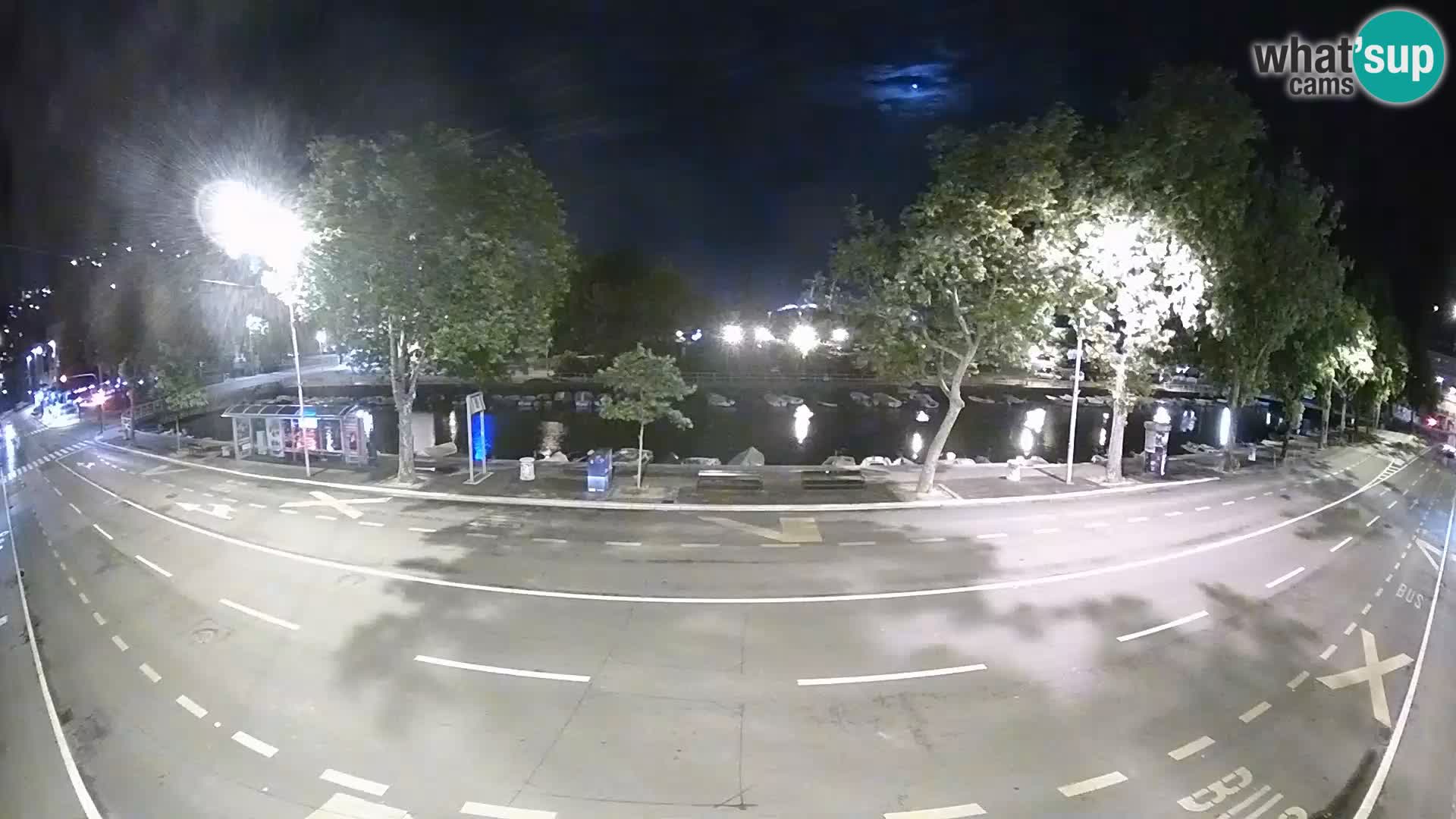Reka – pogled na Trsat in Sušak