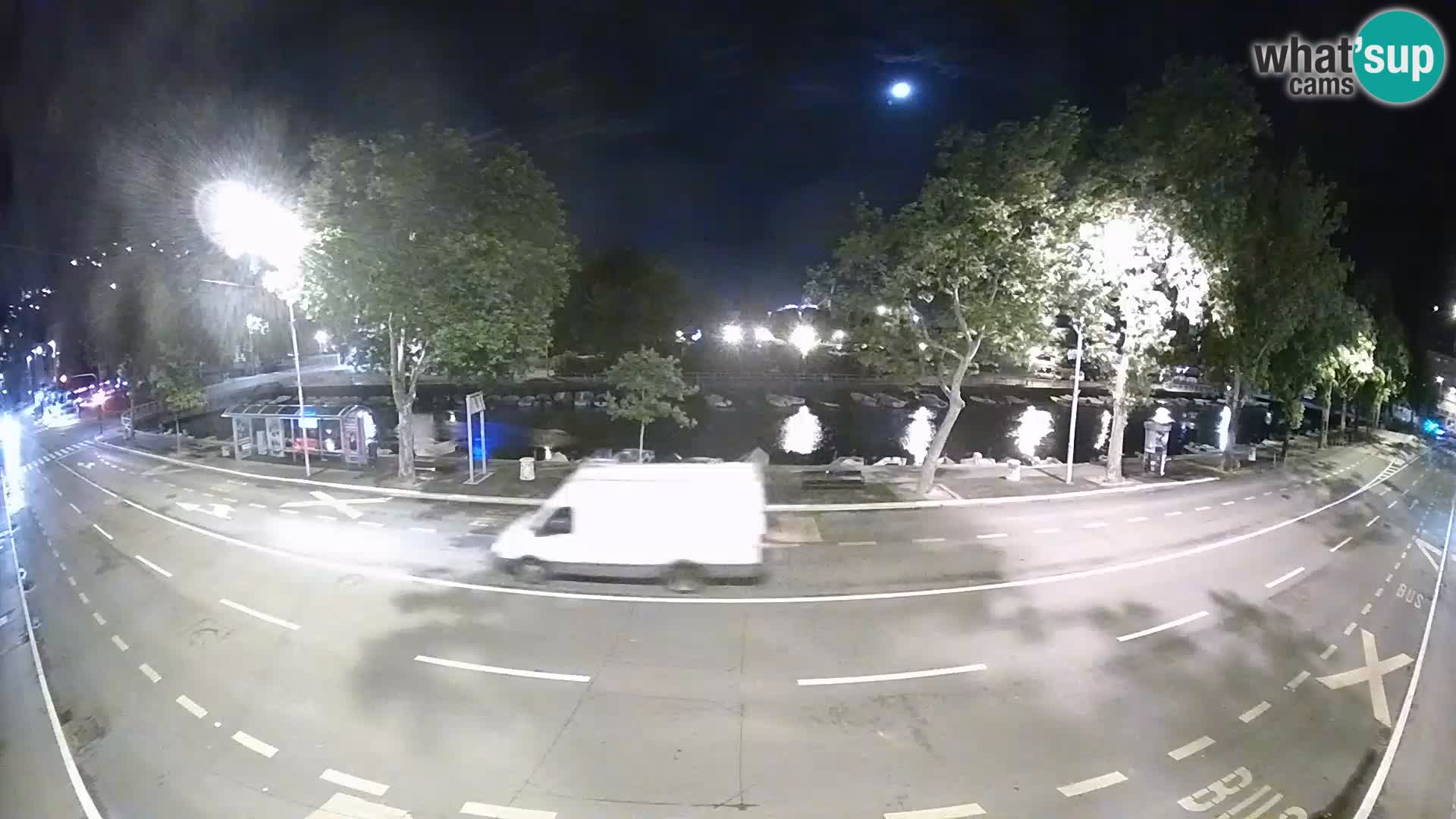 Reka – pogled na Trsat in Sušak