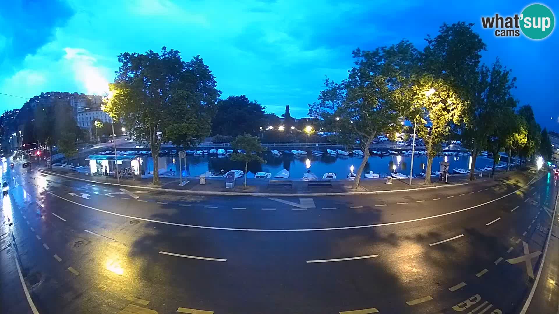 Rijeka –  La vue de Trsat et Sušak