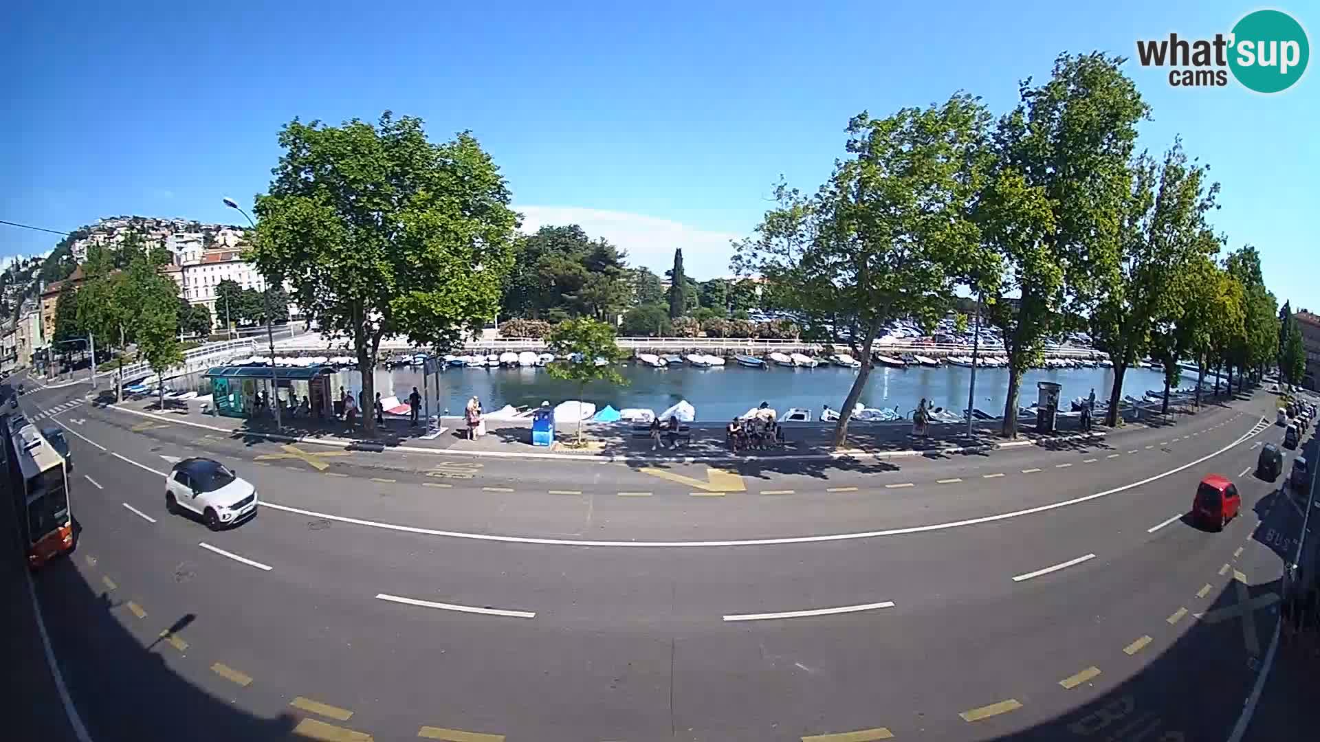 Rijeka –  pogled na Trsat i Sušak