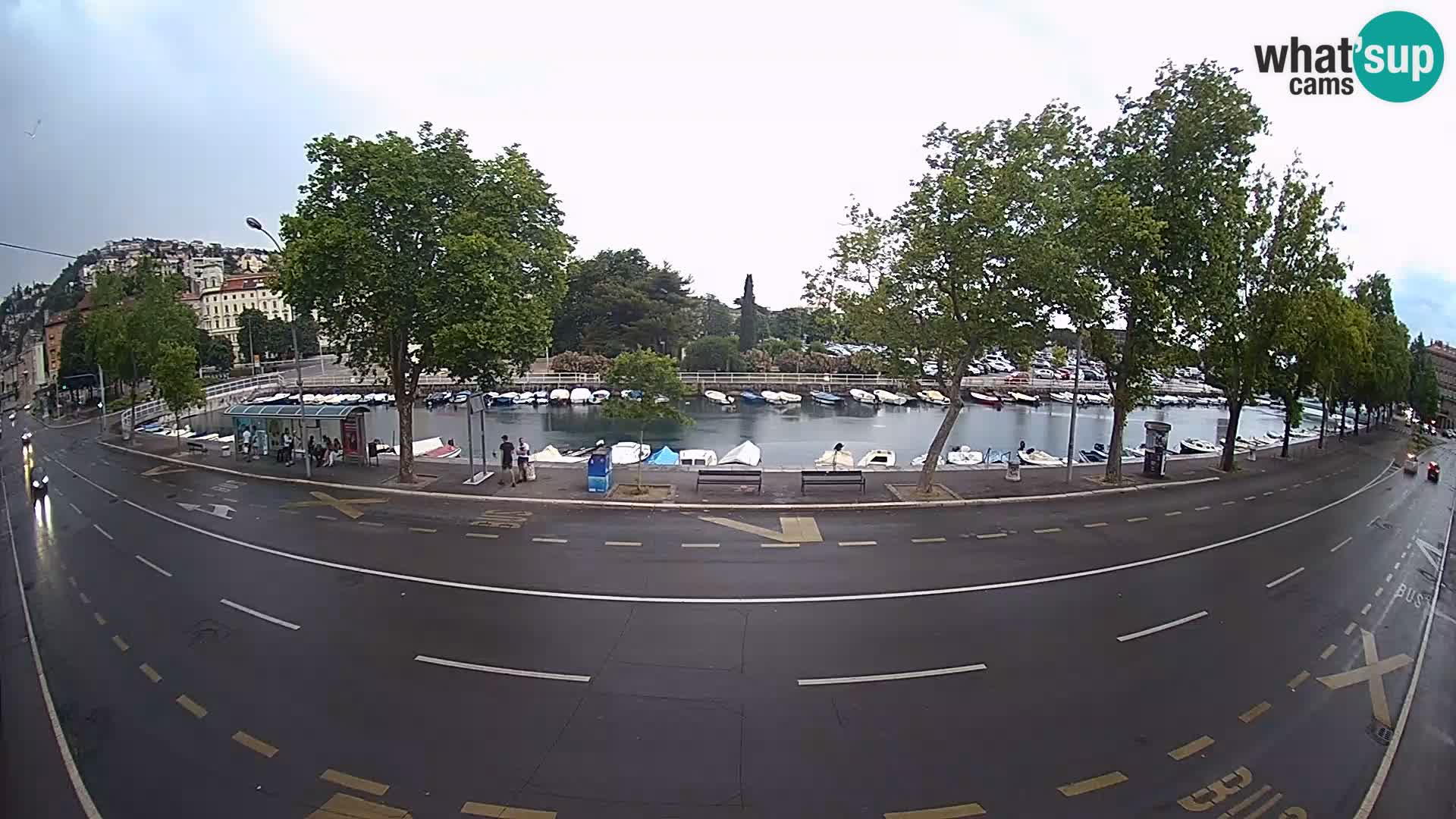 Rijeka –  La vista de Trsat y de Sušak