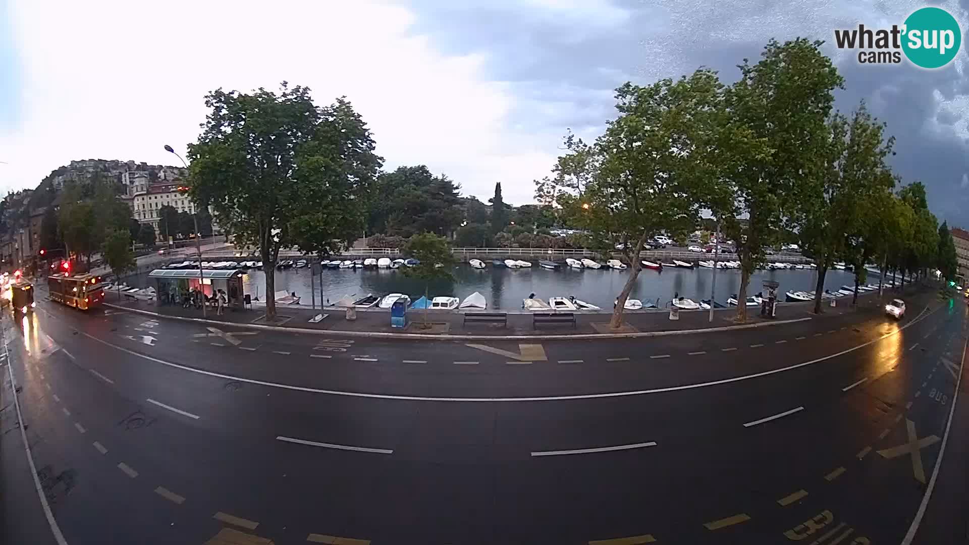 Rijeka –  La vue de Trsat et Sušak