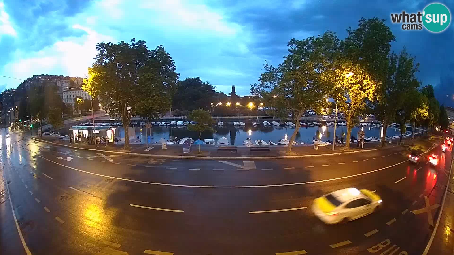 Rijeka –  pogled na Trsat i Sušak