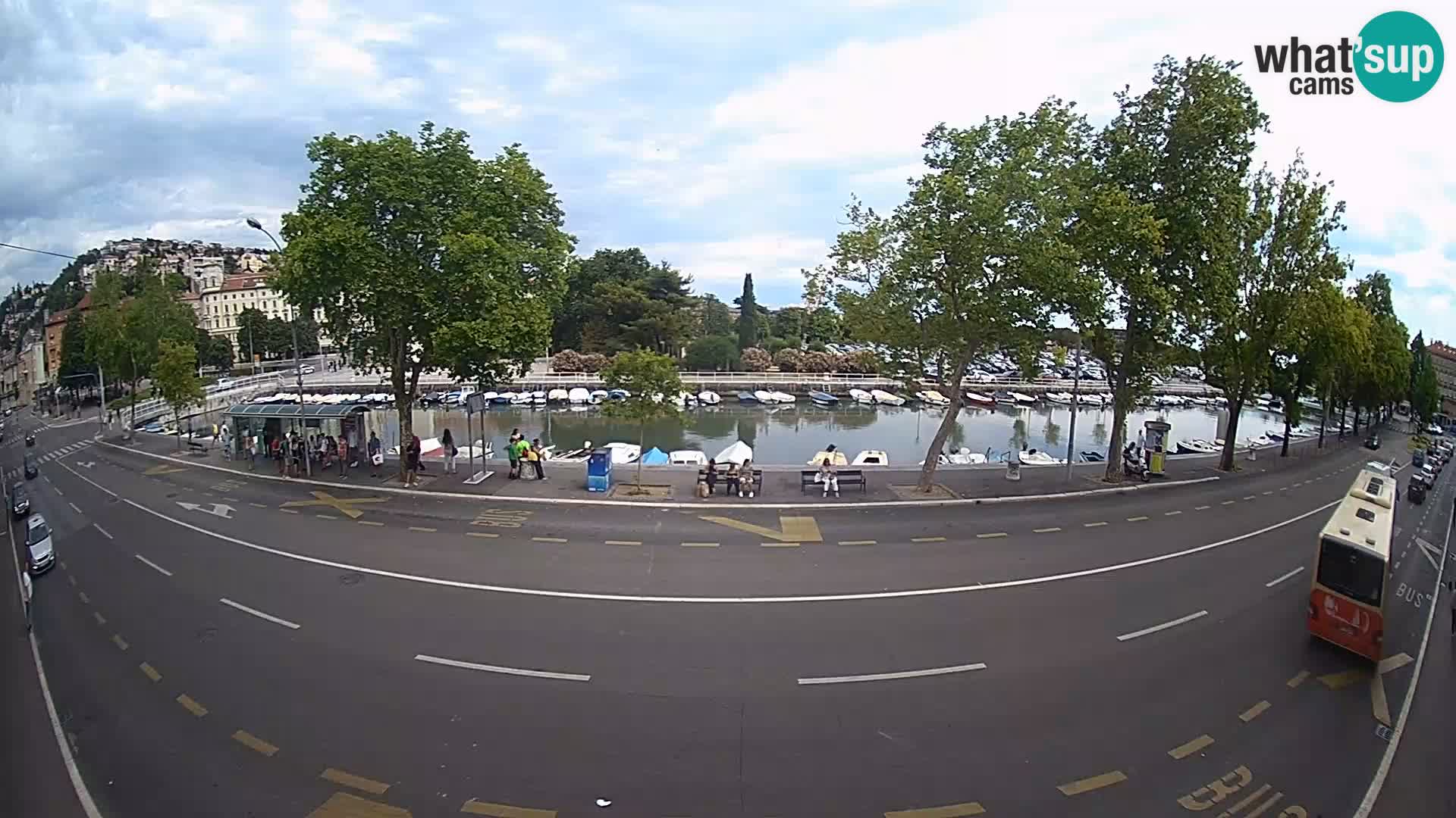 Rijeka –  La vista de Trsat y de Sušak