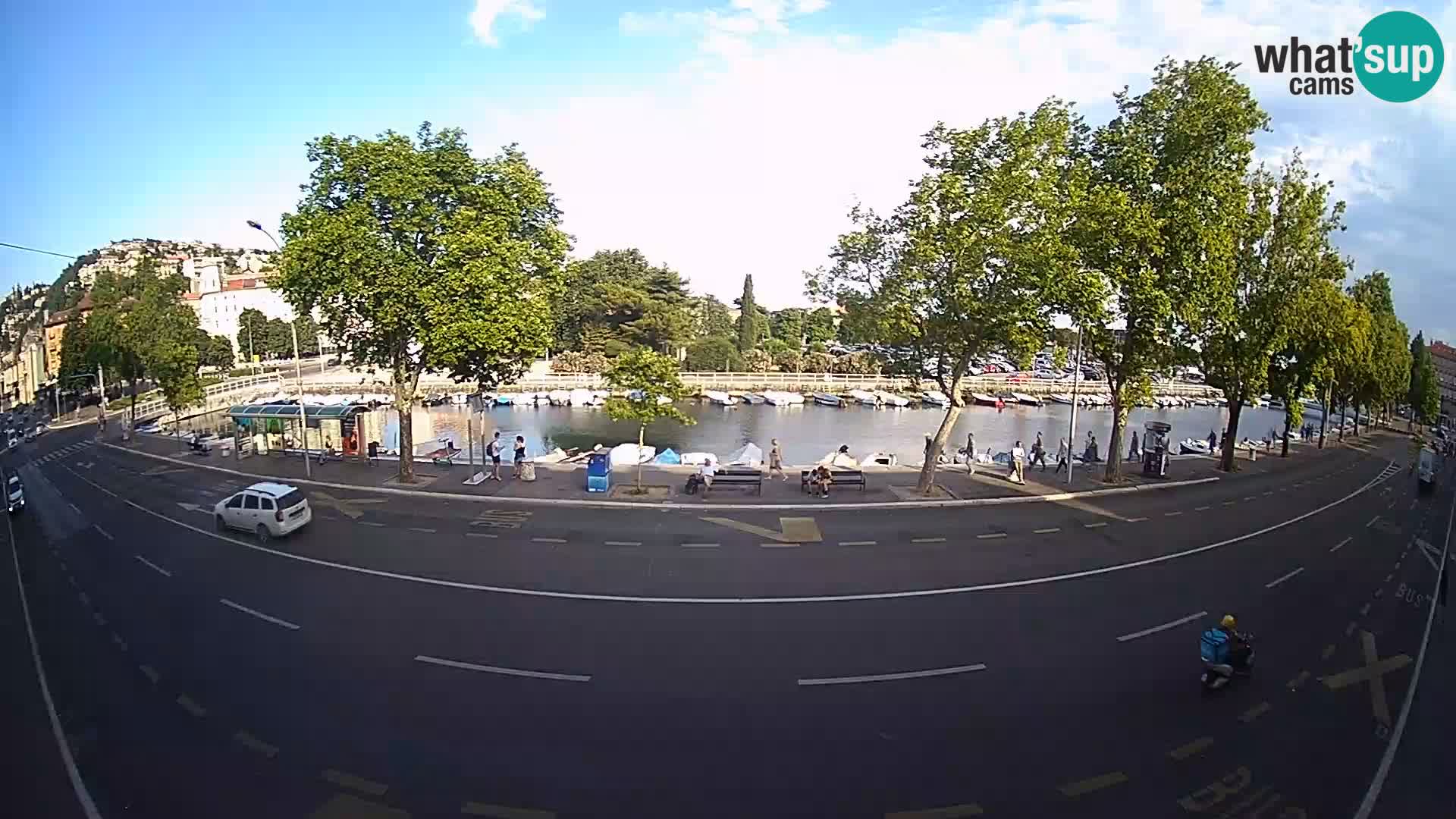 Rijeka –  La vue de Trsat et Sušak
