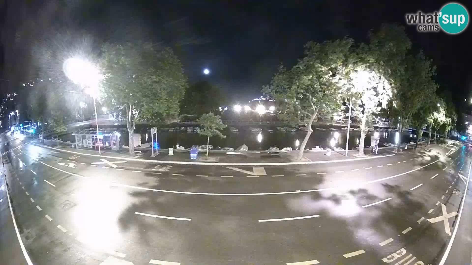 Reka – pogled na Trsat in Sušak