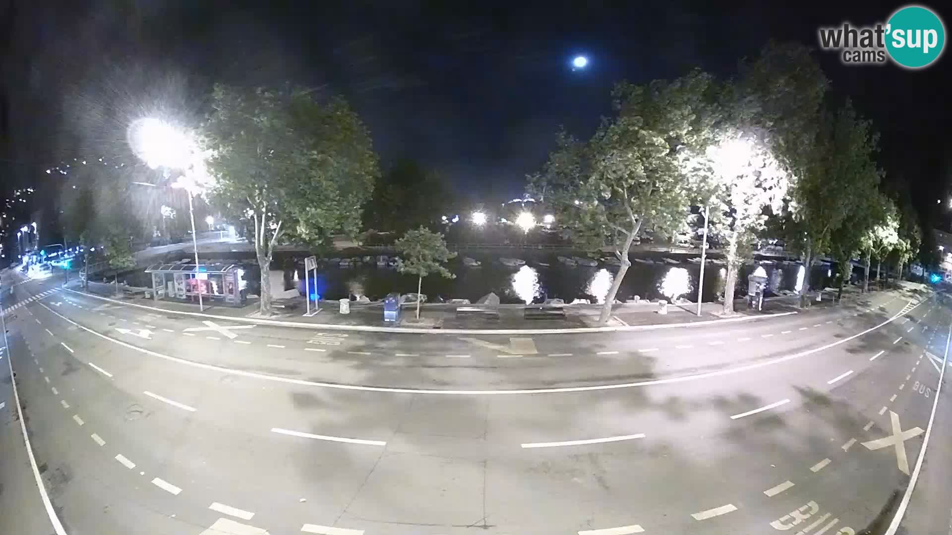Reka – pogled na Trsat in Sušak