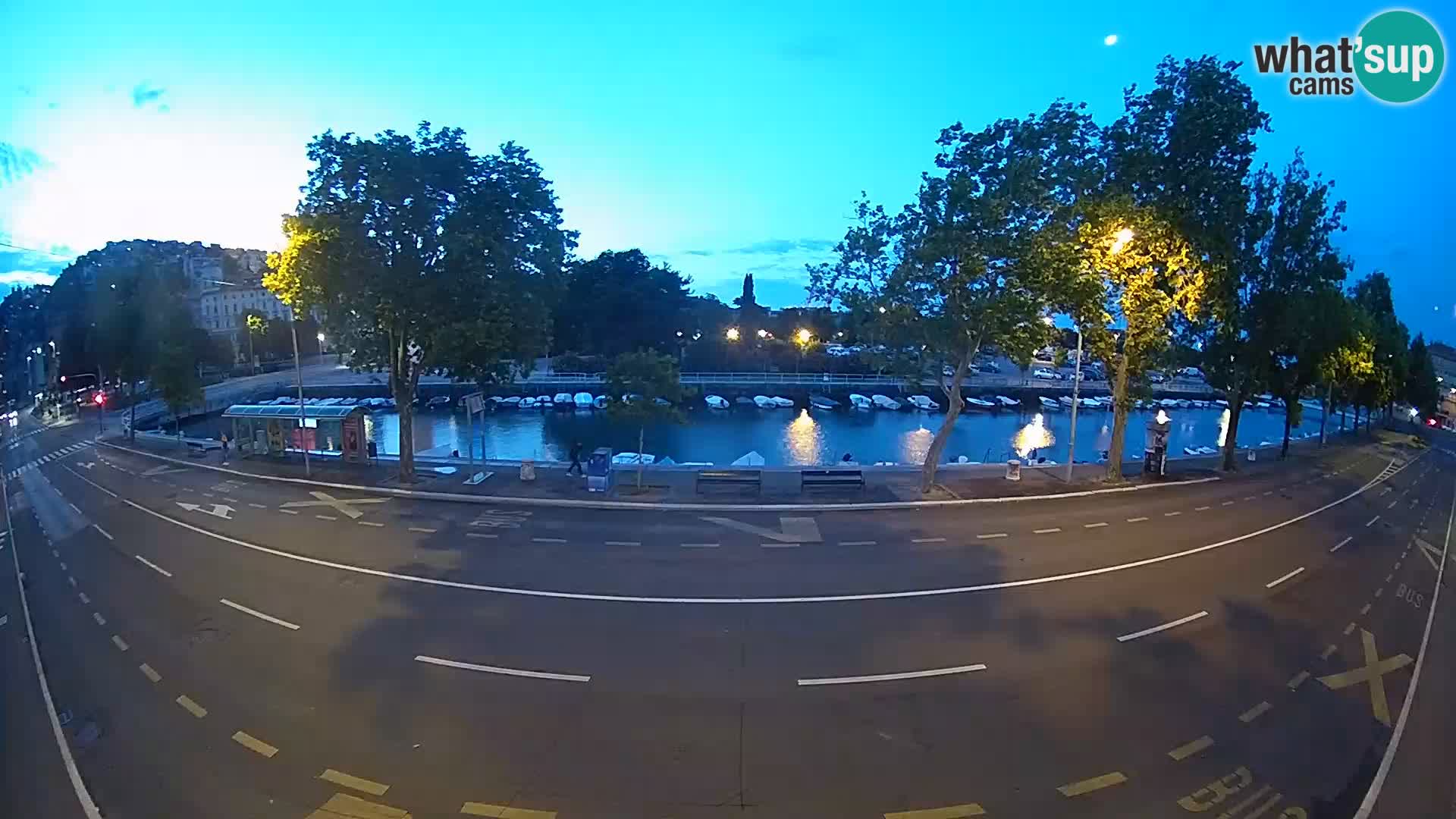 Rijeka –  La vue de Trsat et Sušak