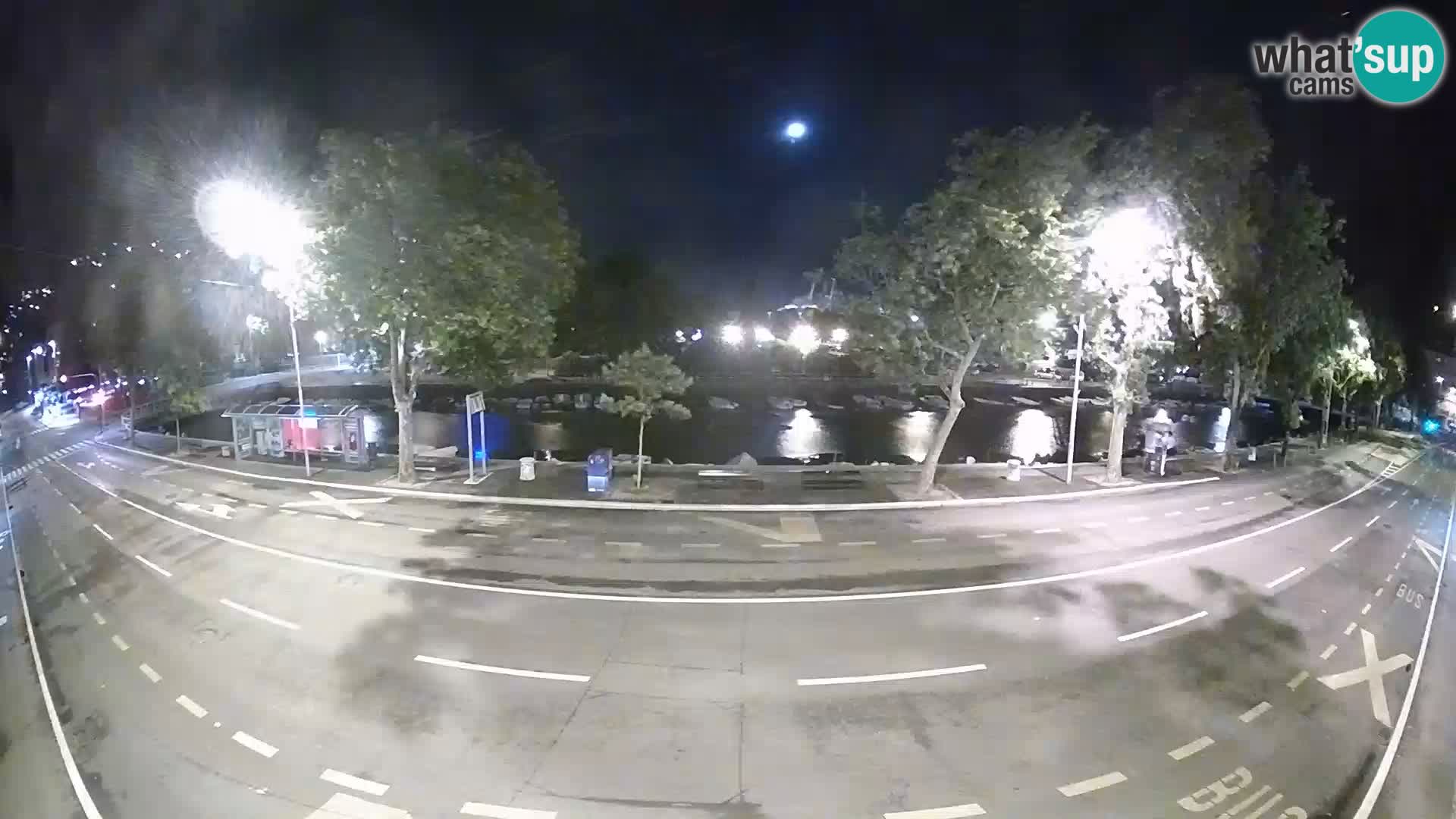 Reka – pogled na Trsat in Sušak