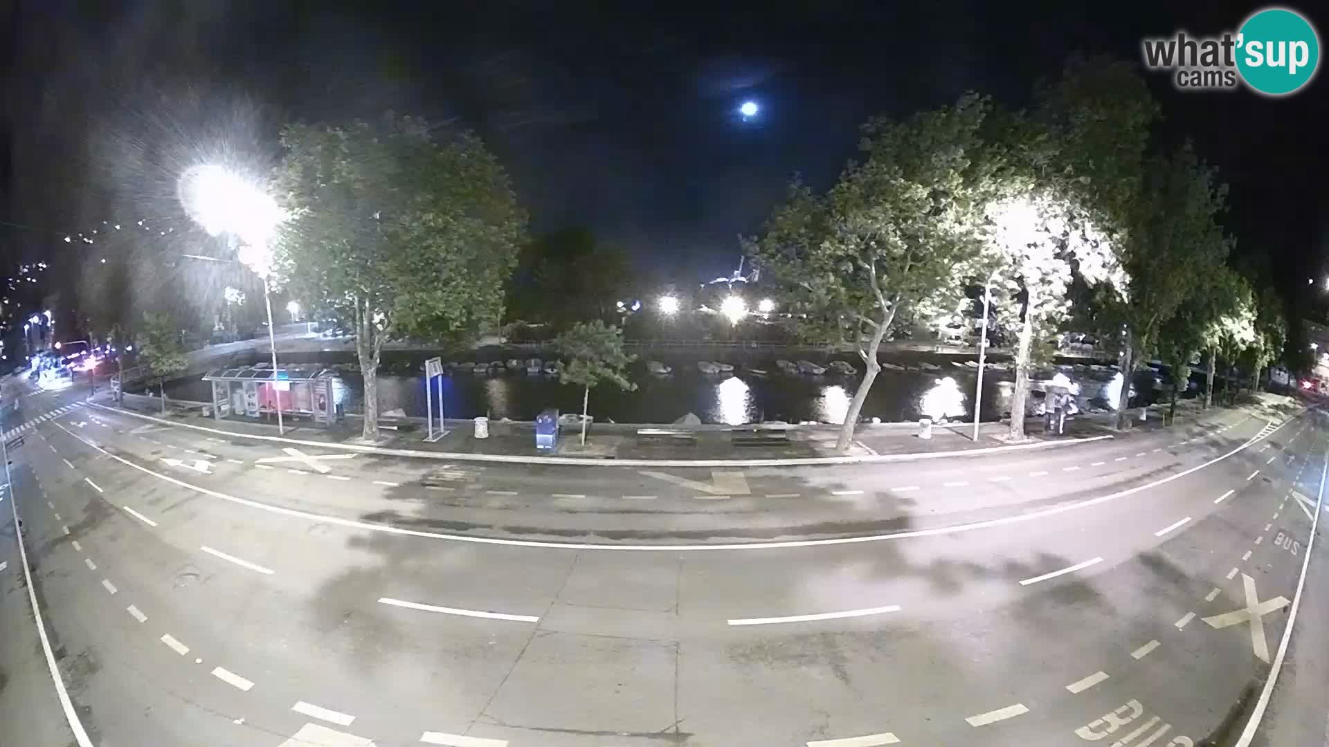Reka – pogled na Trsat in Sušak