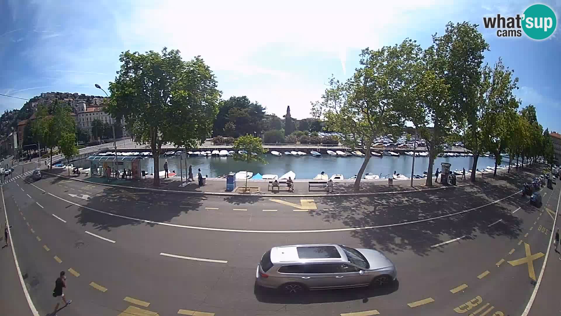 Rijeka –  La vista de Trsat y de Sušak