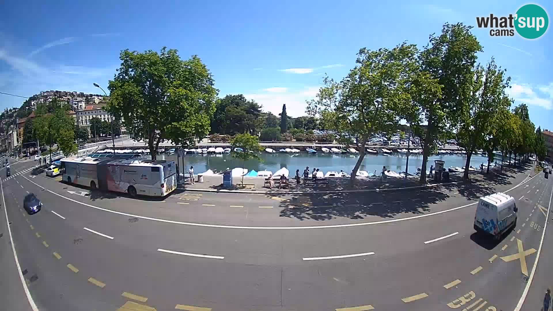 Rijeka –  pogled na Trsat i Sušak