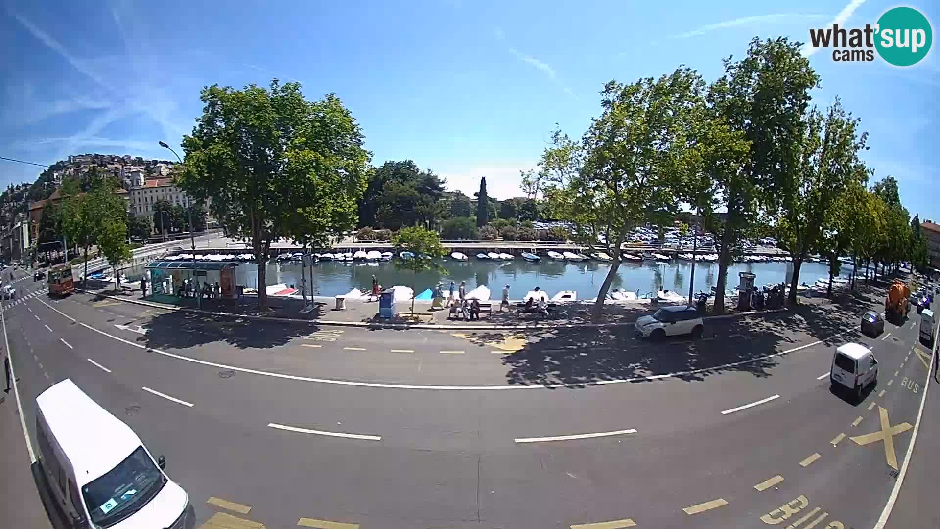 Rijeka –  La vue de Trsat et Sušak