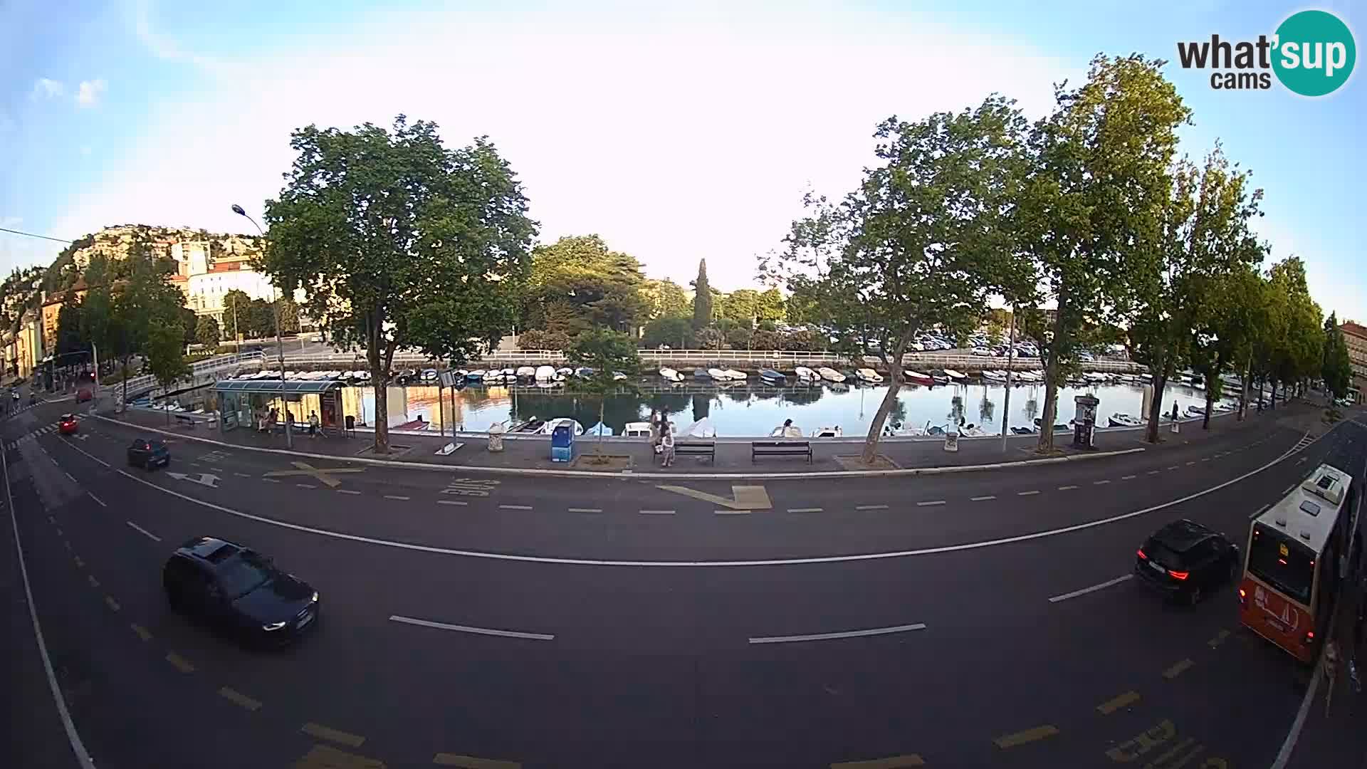 Rijeka – Der Blick auf Trsat und Sušak