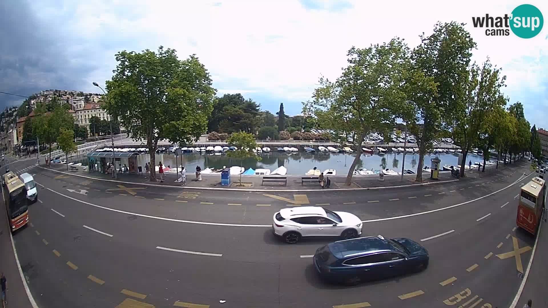 Rijeka –  pogled na Trsat i Sušak