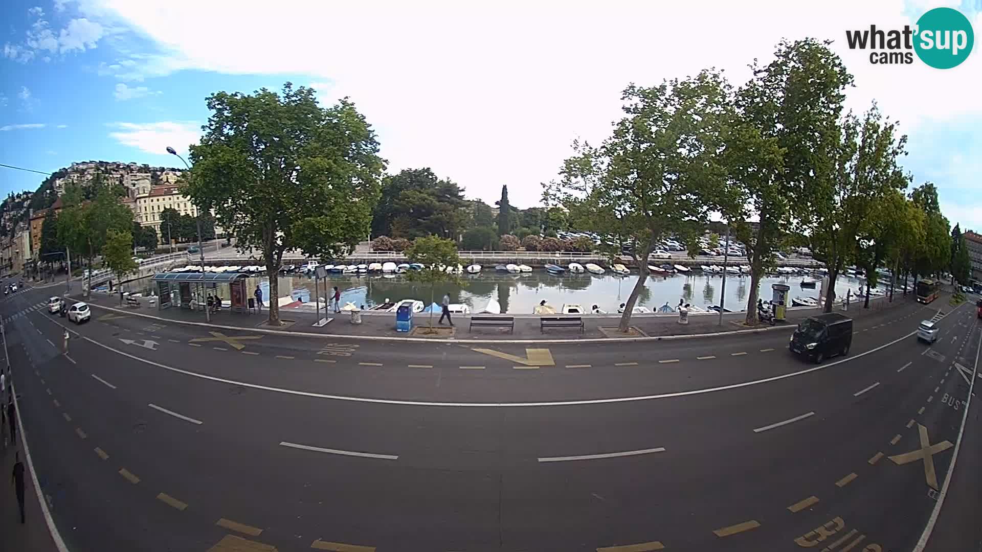 Rijeka – Der Blick auf Trsat und Sušak