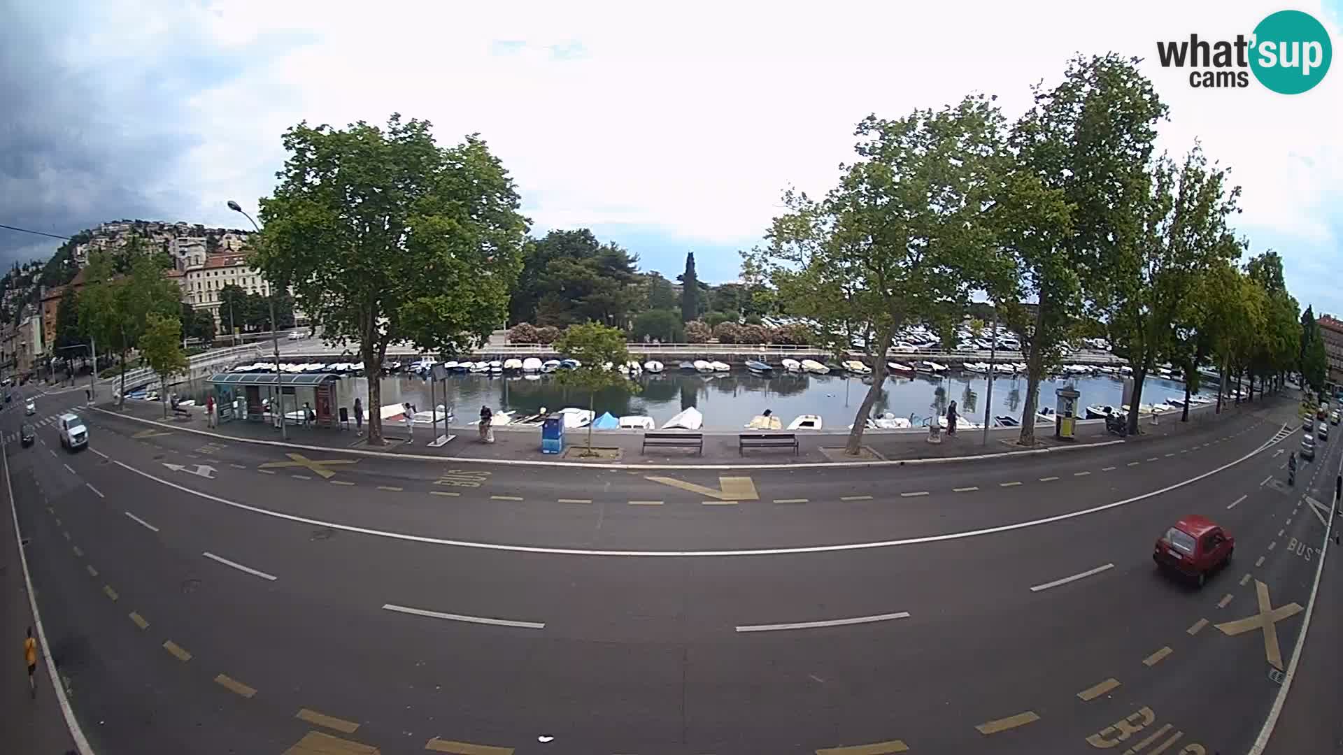 Rijeka –  La vista de Trsat y de Sušak
