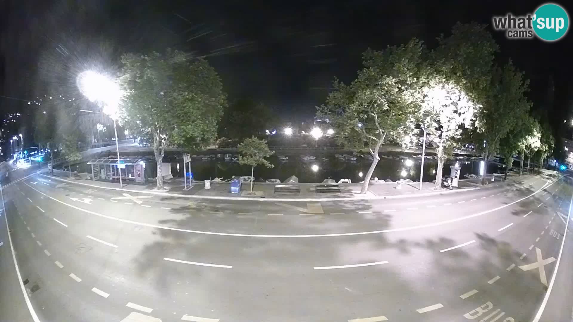 Reka – pogled na Trsat in Sušak