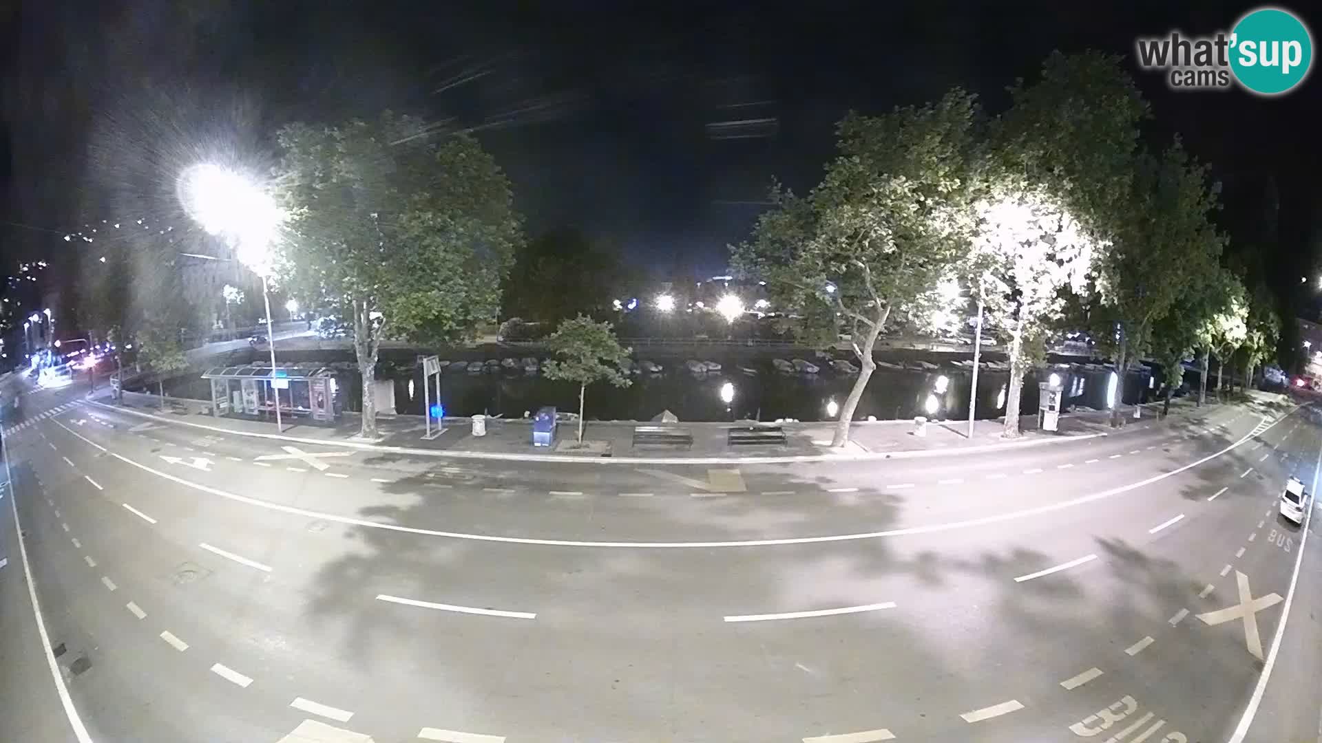 Reka – pogled na Trsat in Sušak