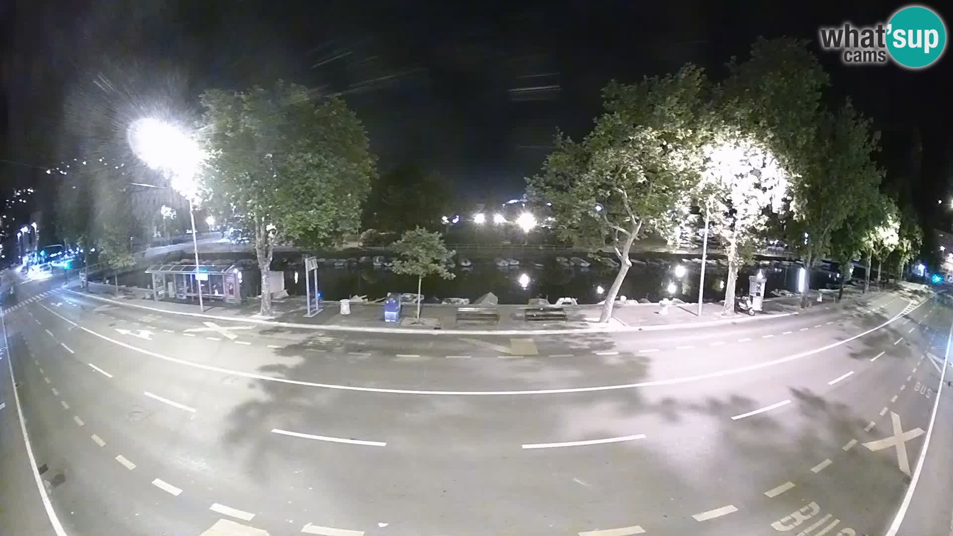 Reka – pogled na Trsat in Sušak