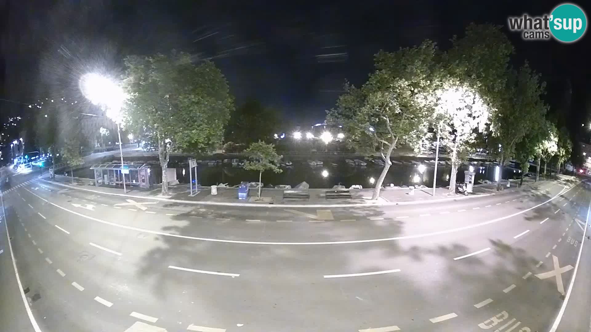 Reka – pogled na Trsat in Sušak