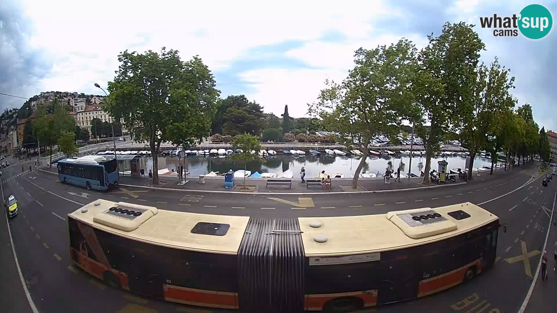 Rijeka –  La vue de Trsat et Sušak
