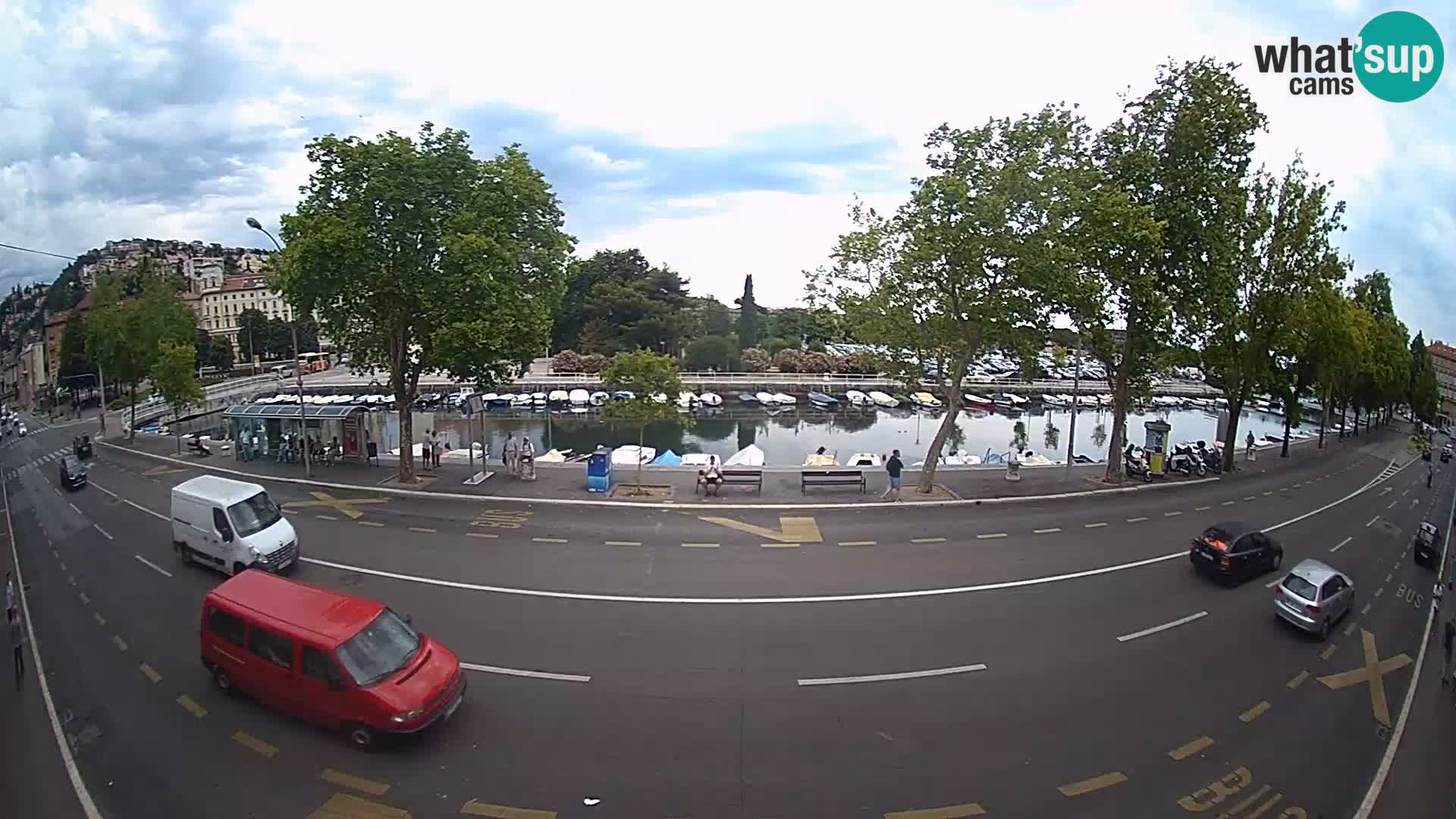 Rijeka –  La vue de Trsat et Sušak