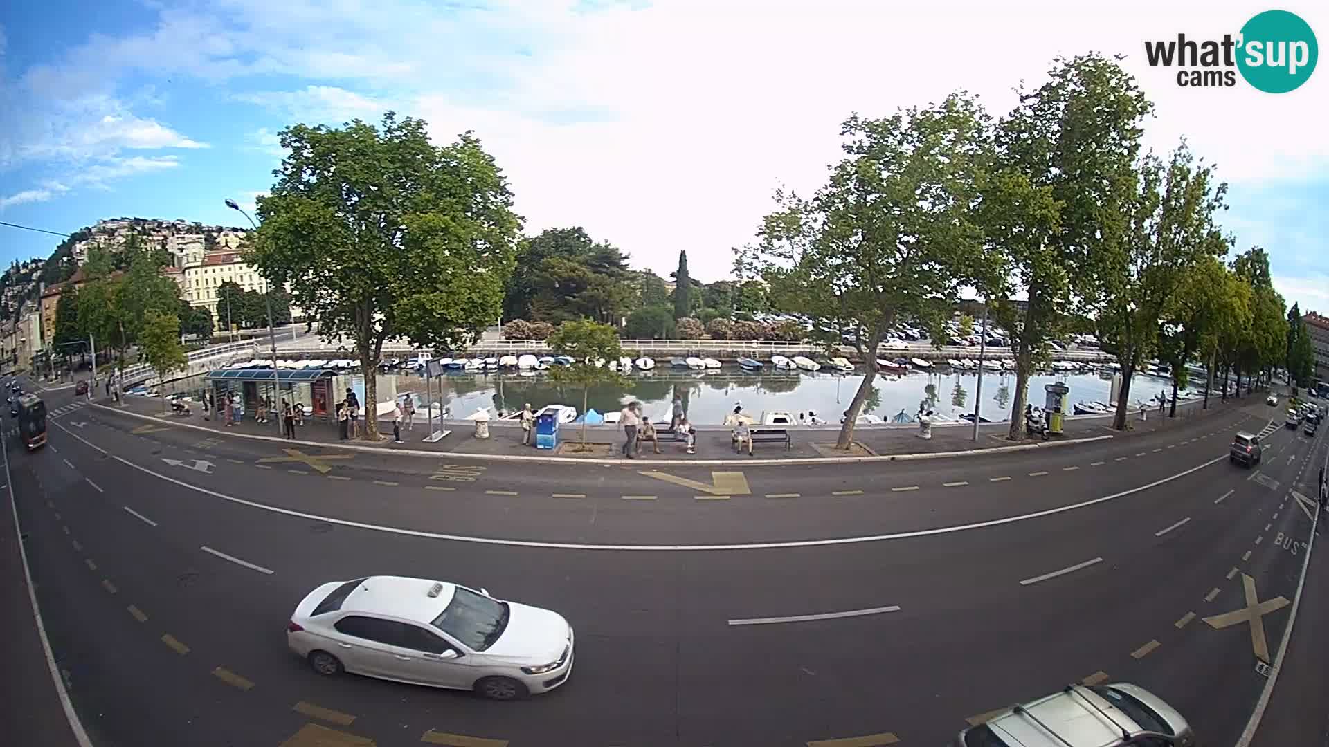 Rijeka –  La vue de Trsat et Sušak