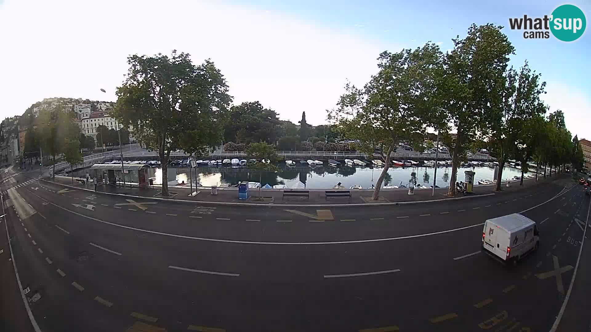 Rijeka –  pogled na Trsat i Sušak