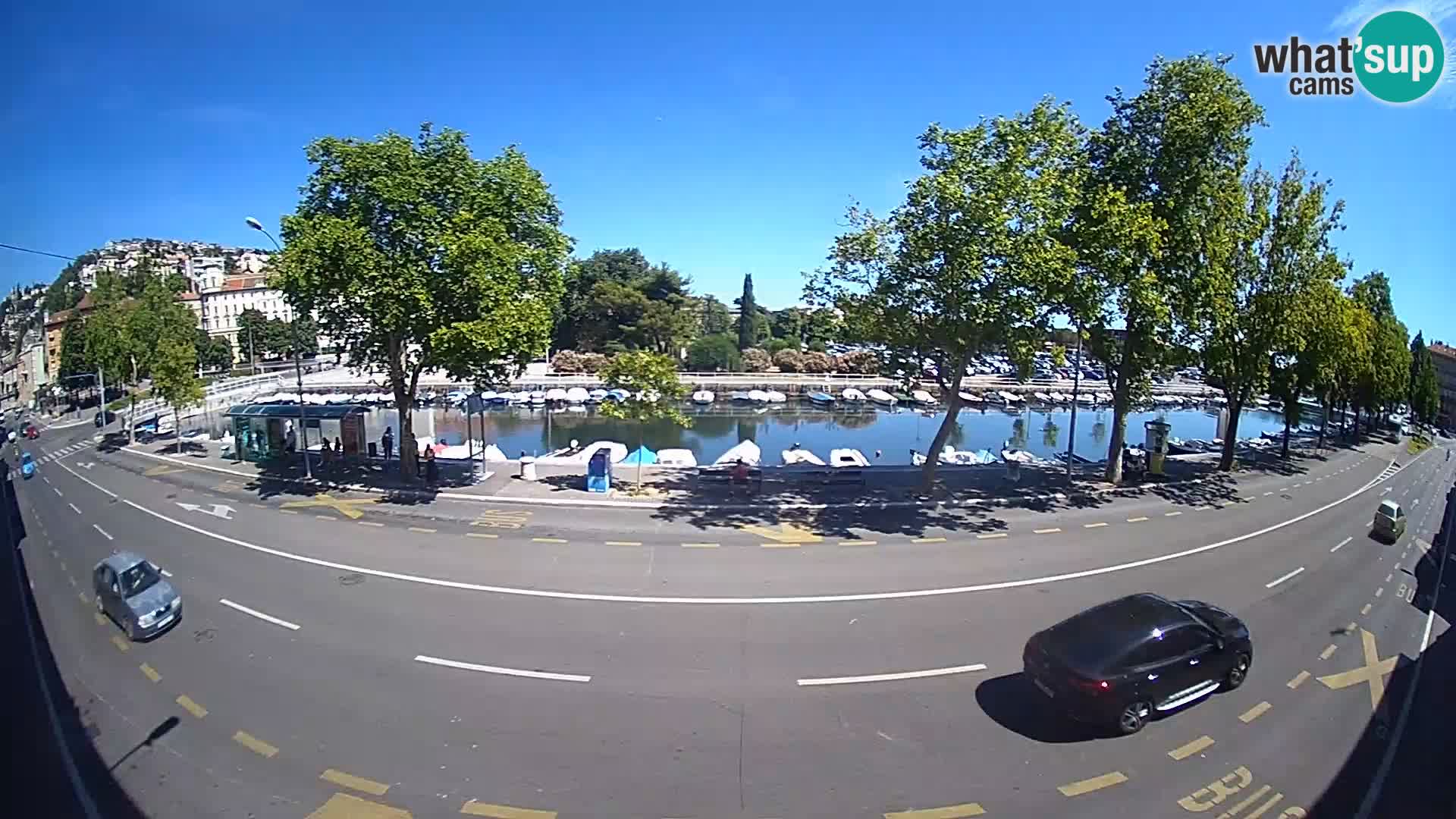 Rijeka –  La vista de Trsat y de Sušak