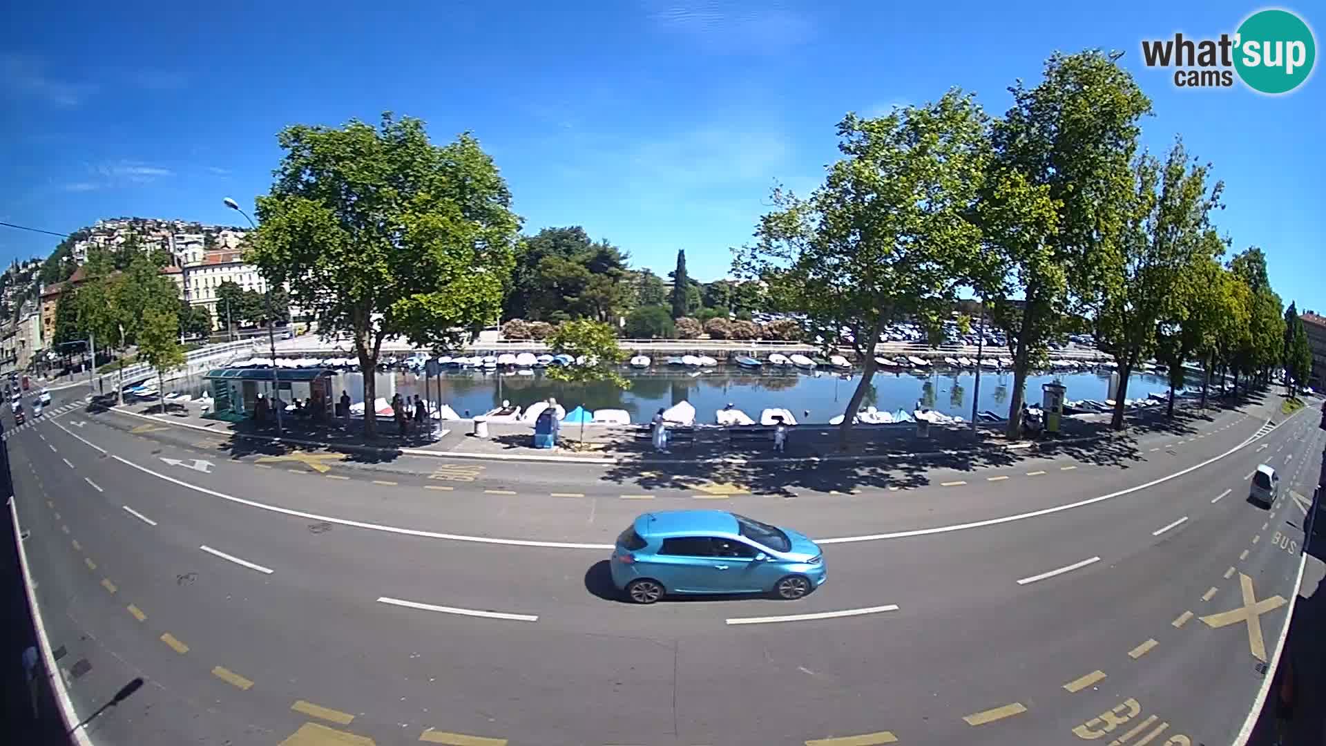 Rijeka –  La vista de Trsat y de Sušak