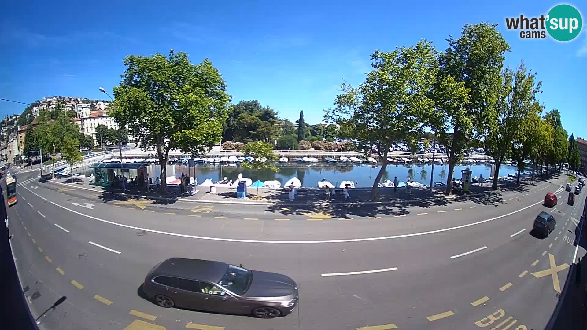 Rijeka –  pogled na Trsat i Sušak