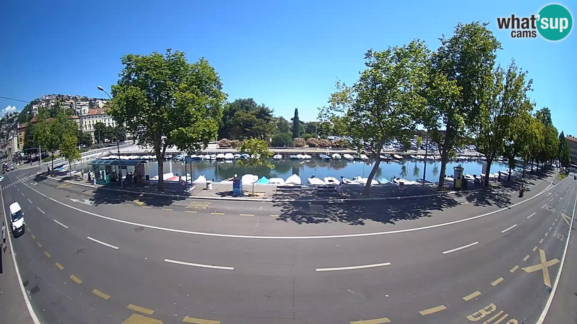 Rijeka –  La vista de Trsat y de Sušak