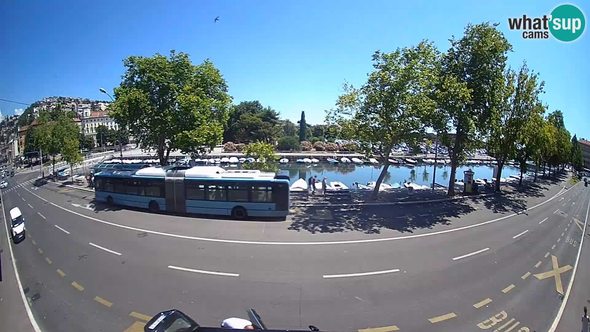 Rijeka – Der Blick auf Trsat und Sušak
