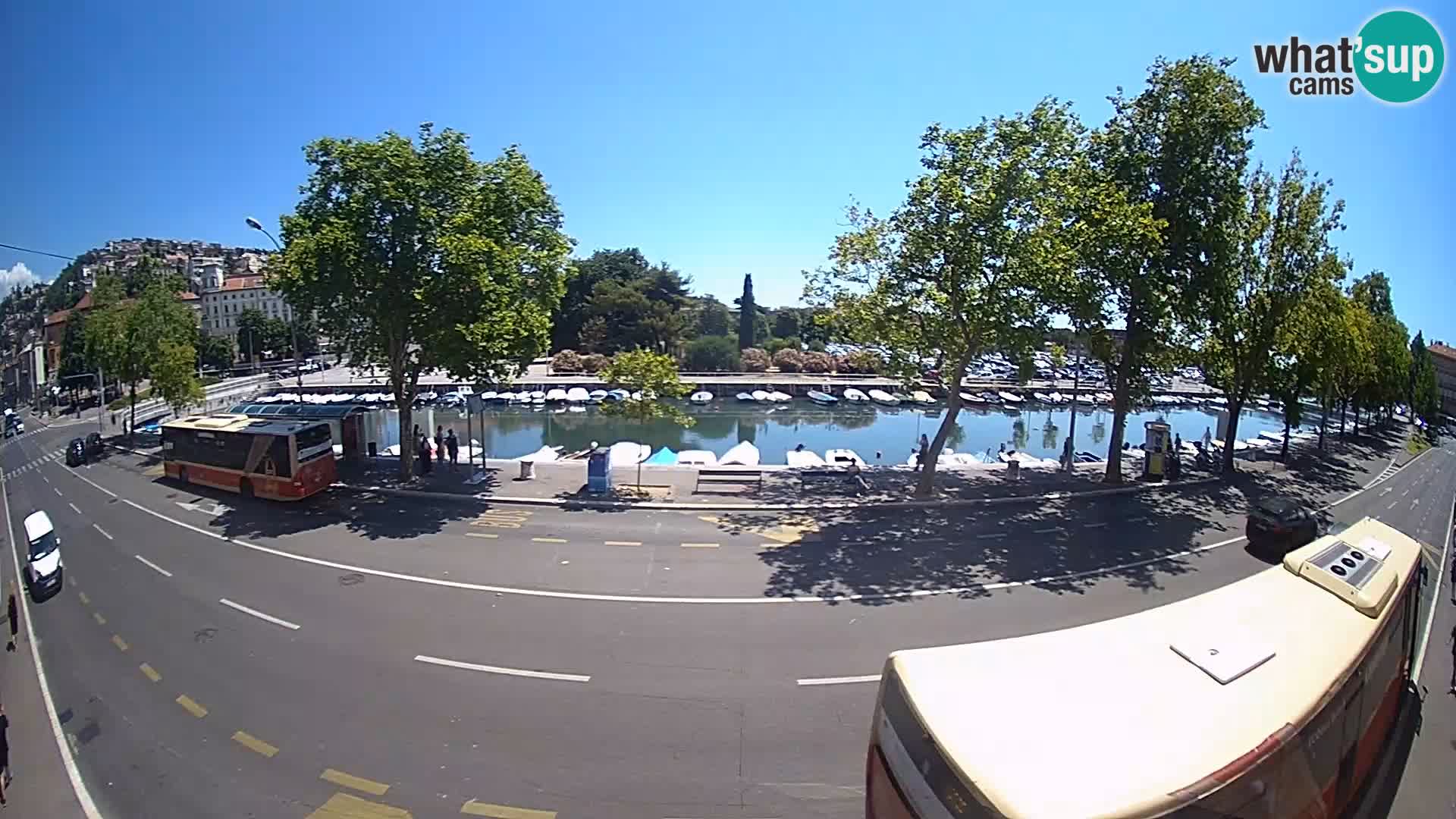 Rijeka –  La vista de Trsat y de Sušak
