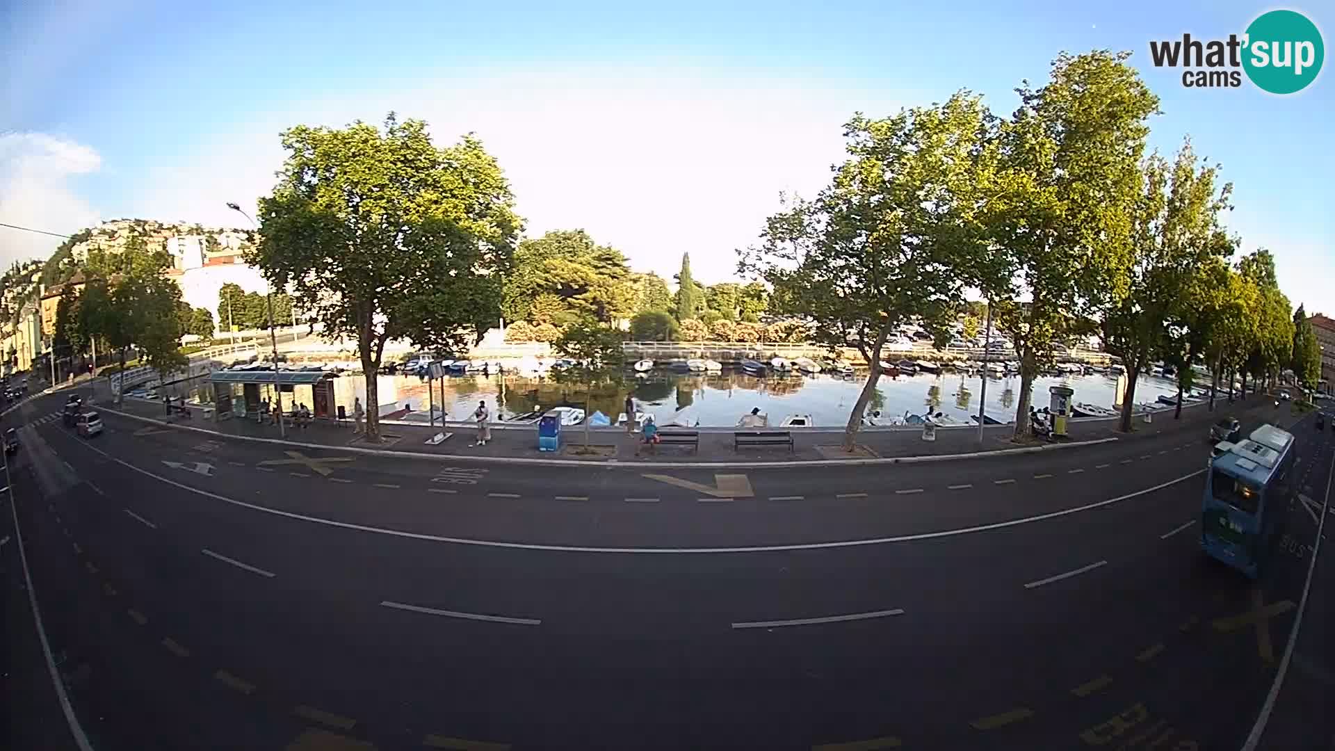 Rijeka –  La vue de Trsat et Sušak