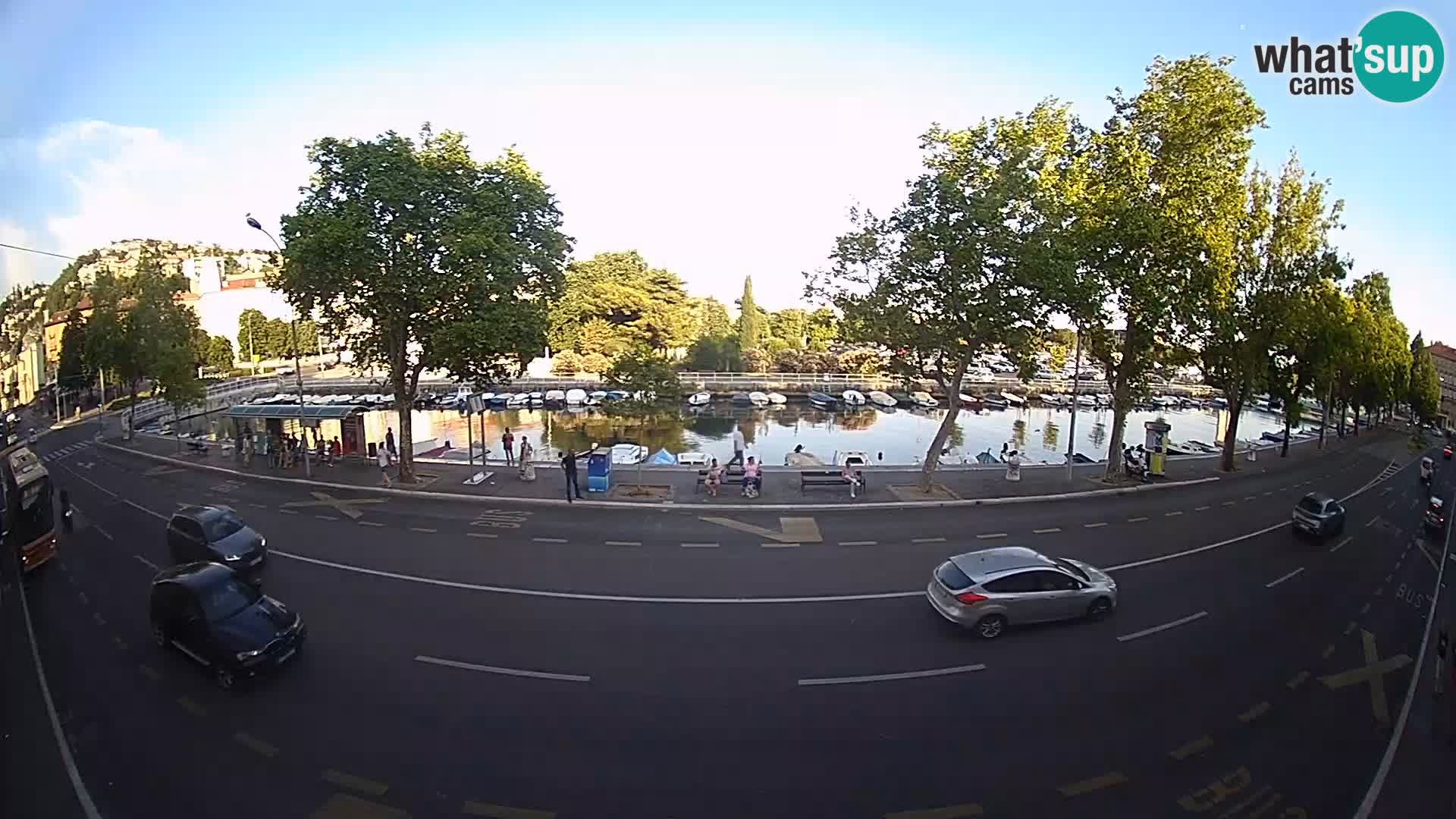 Rijeka –  pogled na Trsat i Sušak