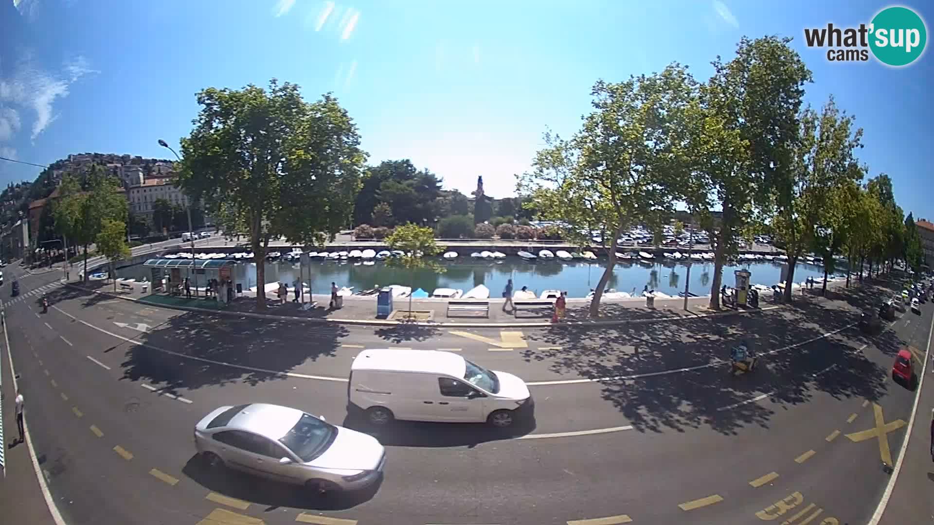 Rijeka –  La vue de Trsat et Sušak