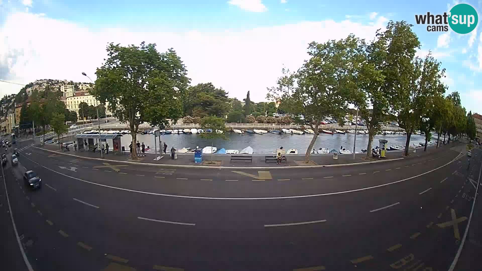 Rijeka –  La vista de Trsat y de Sušak