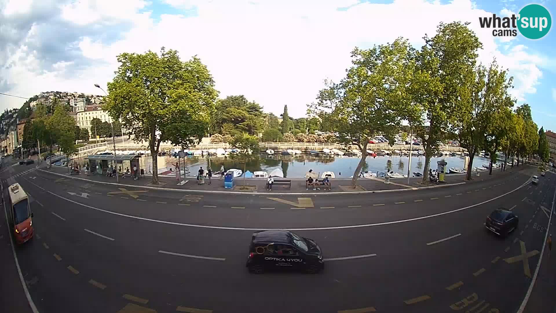 Rijeka –  La vue de Trsat et Sušak