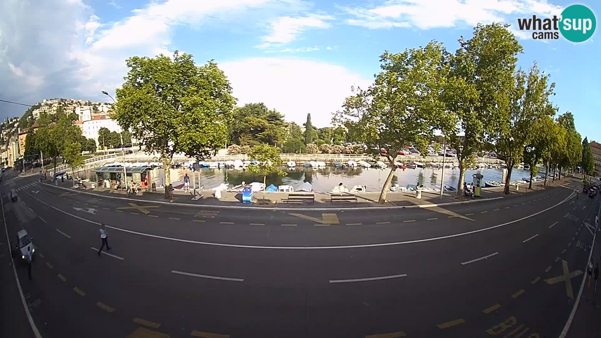 Rijeka – Der Blick auf Trsat und Sušak