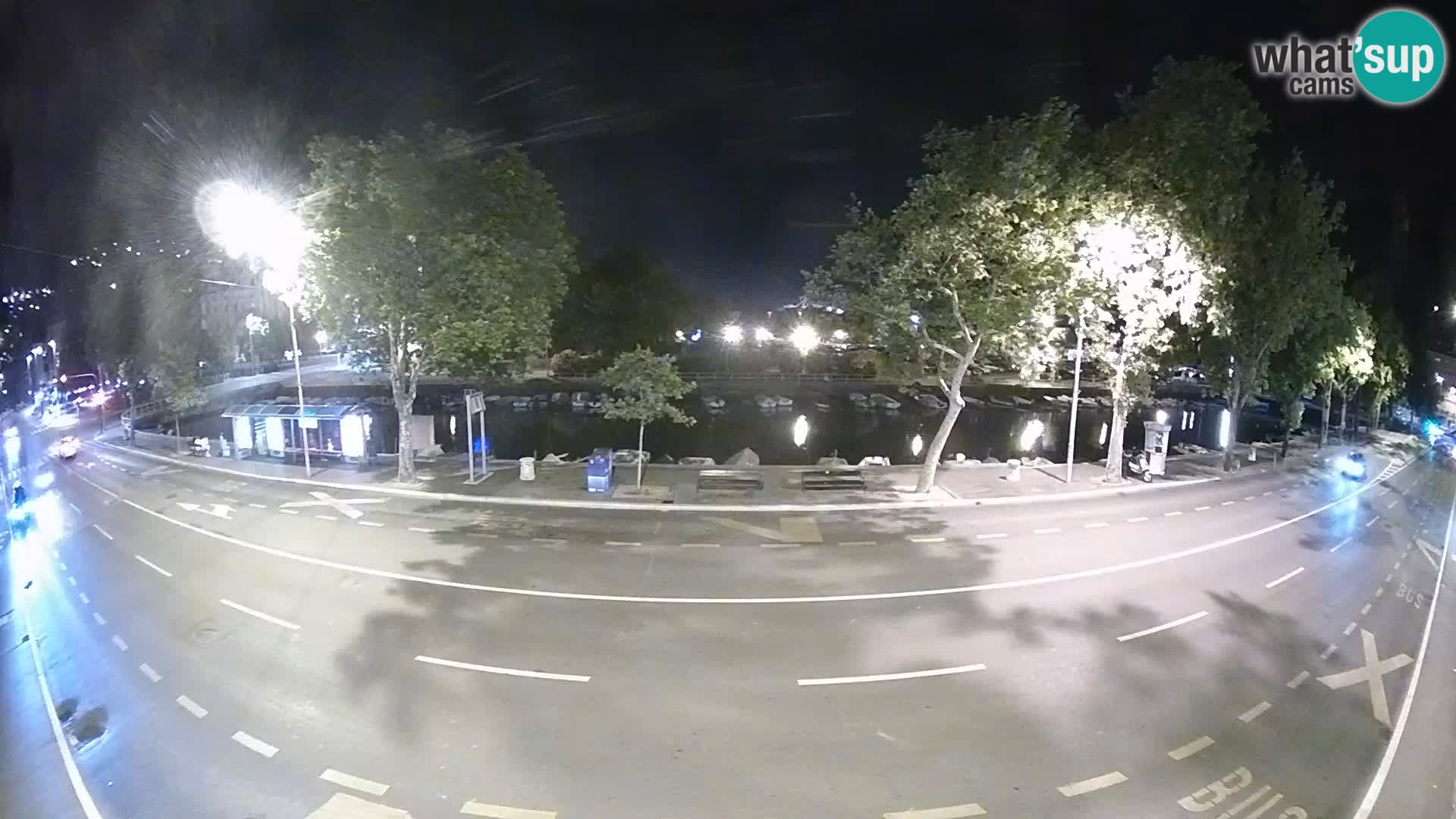 Reka – pogled na Trsat in Sušak