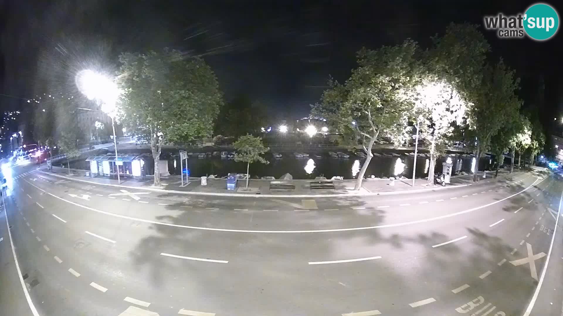 Reka – pogled na Trsat in Sušak