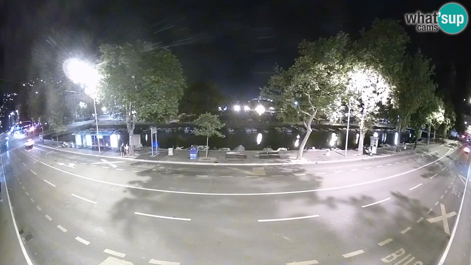 Reka – pogled na Trsat in Sušak