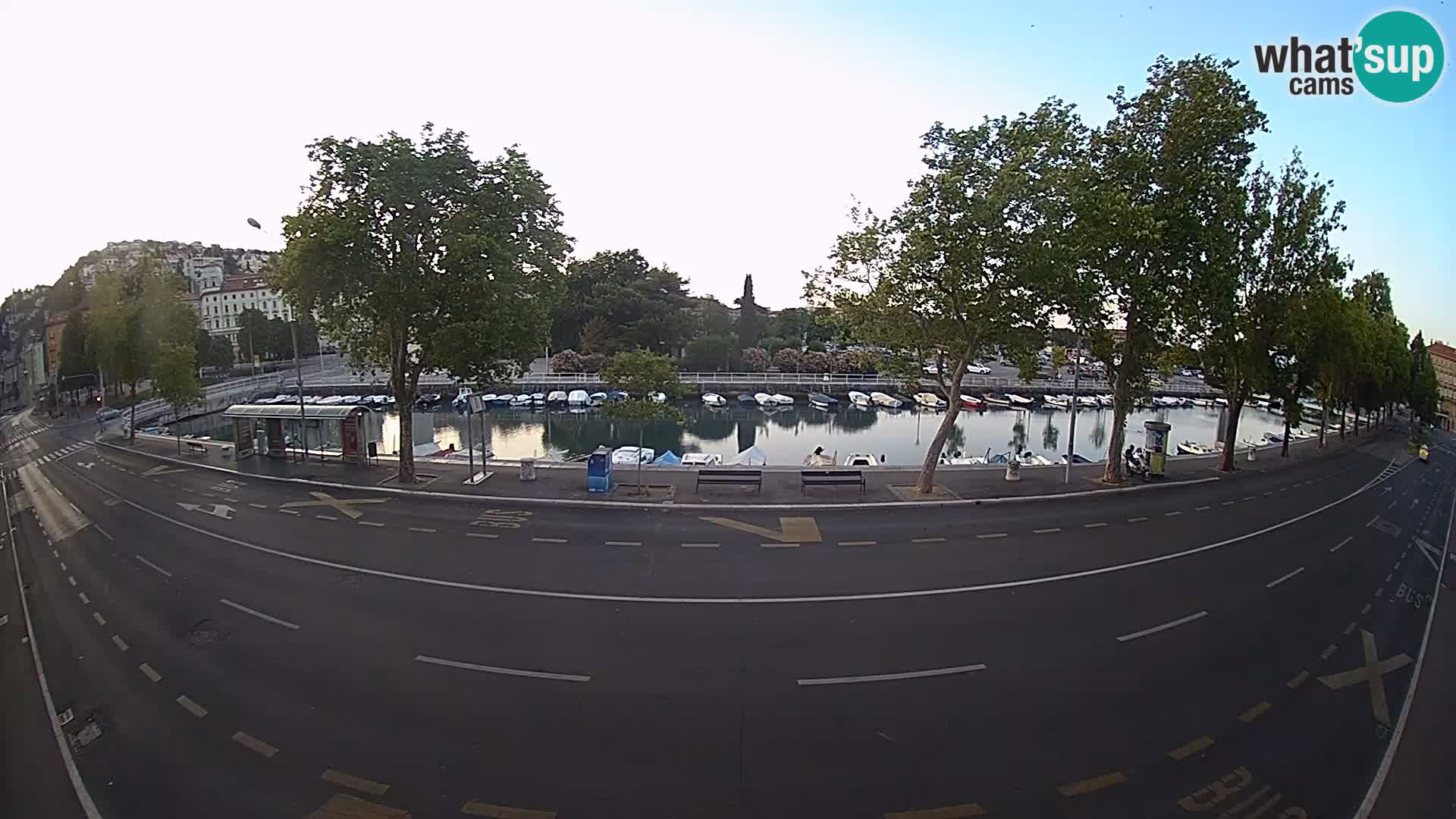Rijeka –  pogled na Trsat i Sušak