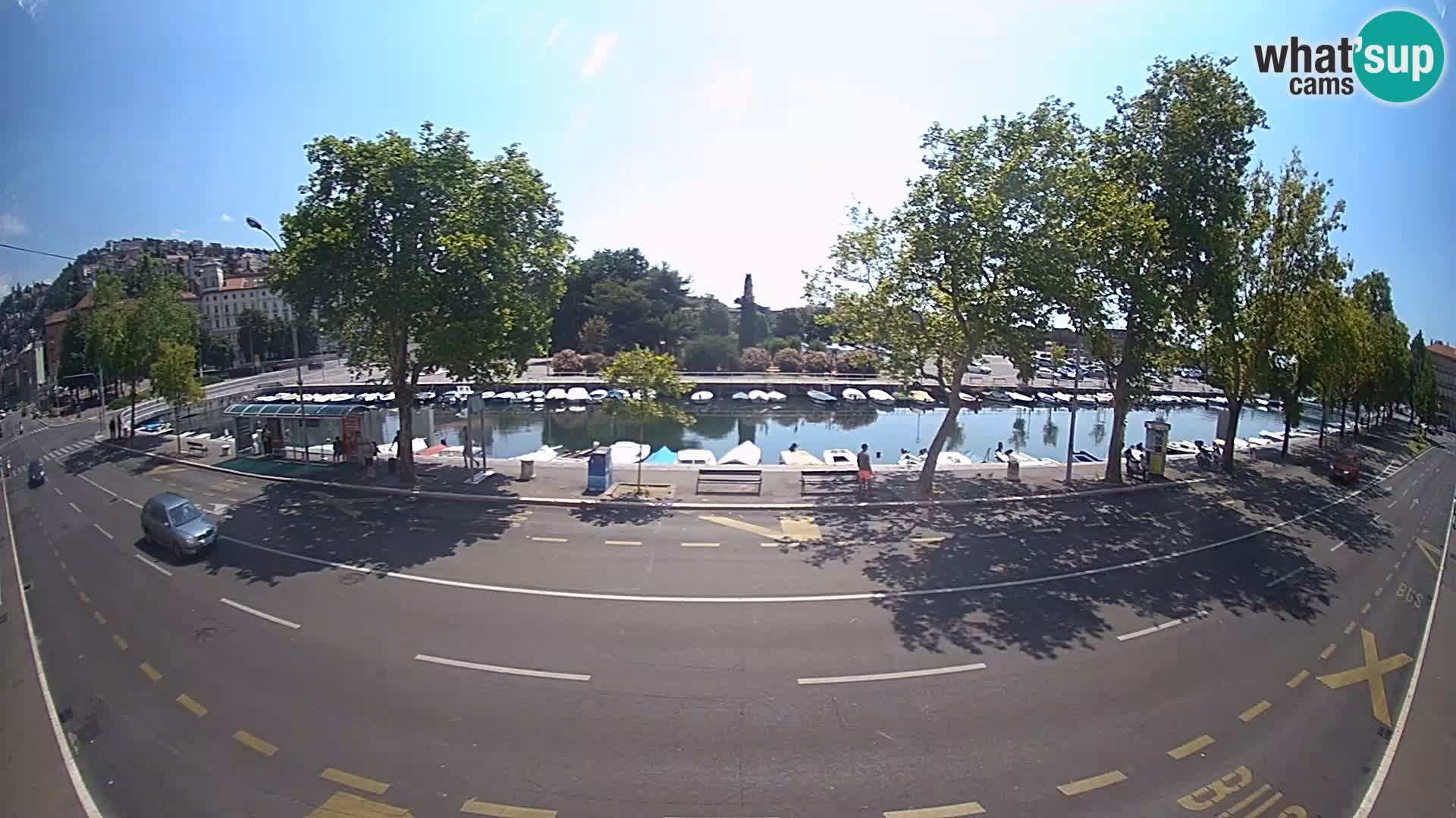 Rijeka –  La vista de Trsat y de Sušak