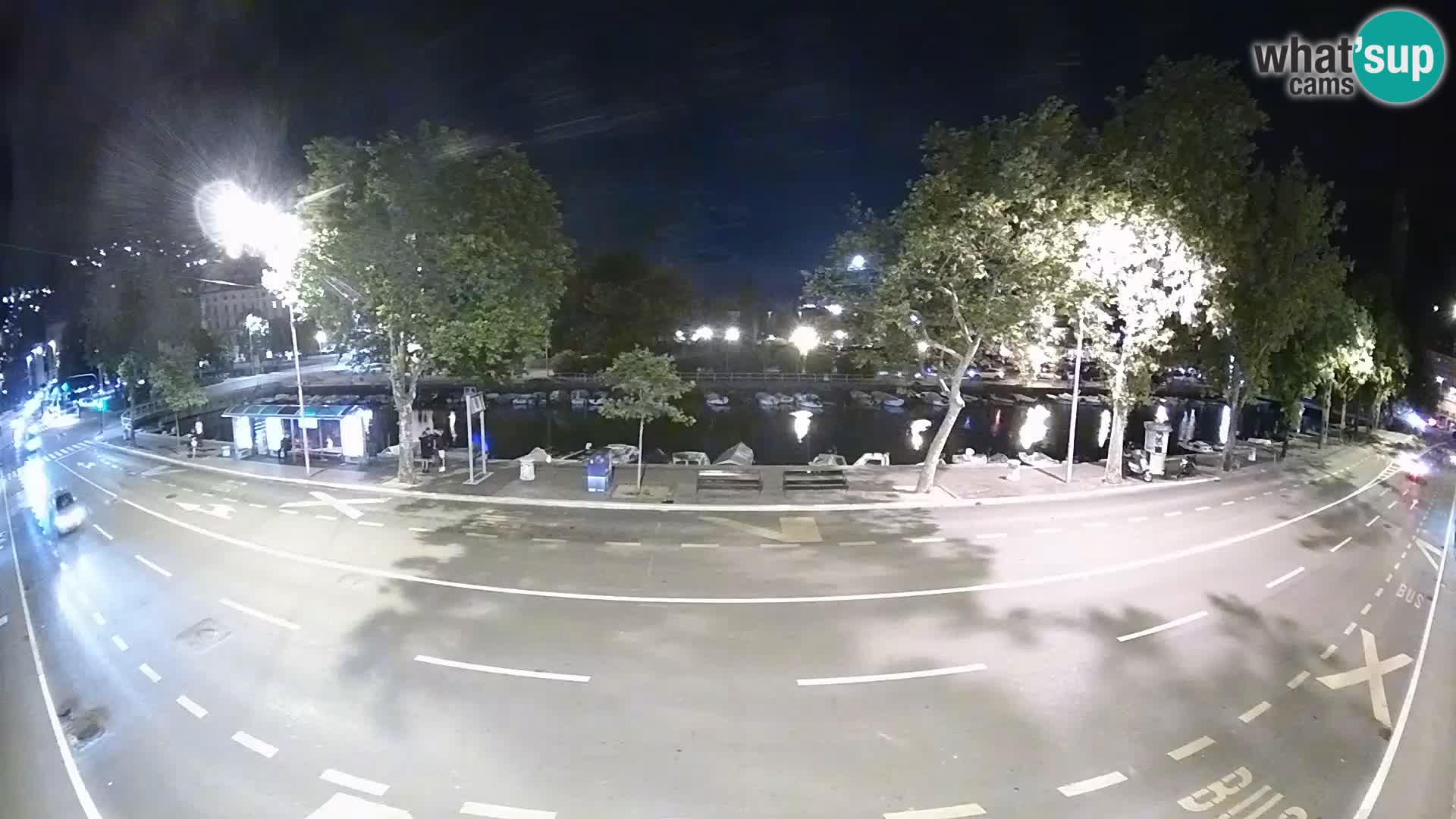 Reka – pogled na Trsat in Sušak